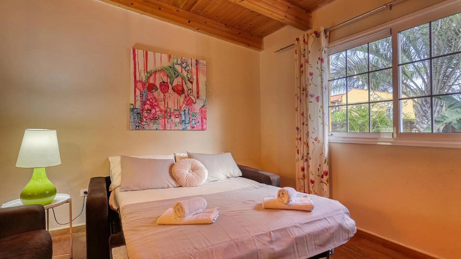 イコー・デ・ロス・ビノス Casa Vista Teide Con Jardin, Barbacoa Y Fuente Zenヴィラ 0*,  スペイン