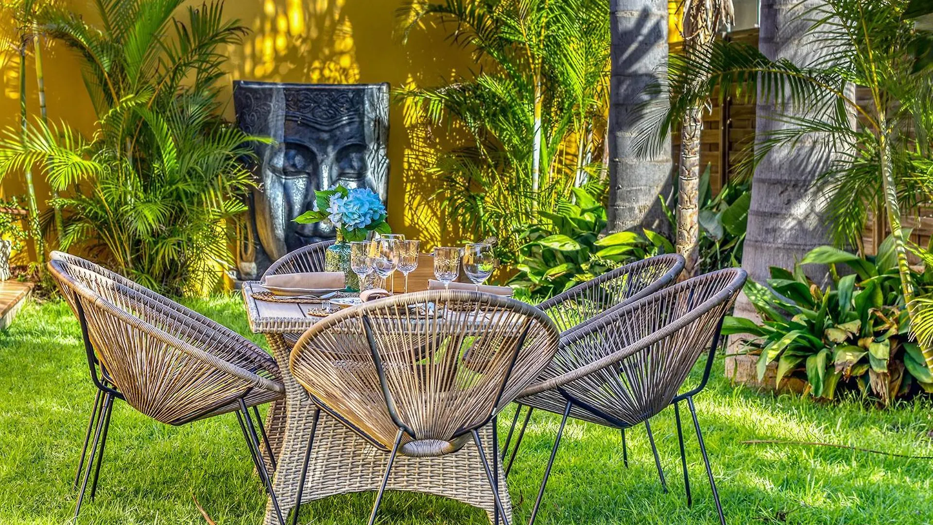イコー・デ・ロス・ビノス Casa Vista Teide Con Jardin, Barbacoa Y Fuente Zenヴィラ 別荘