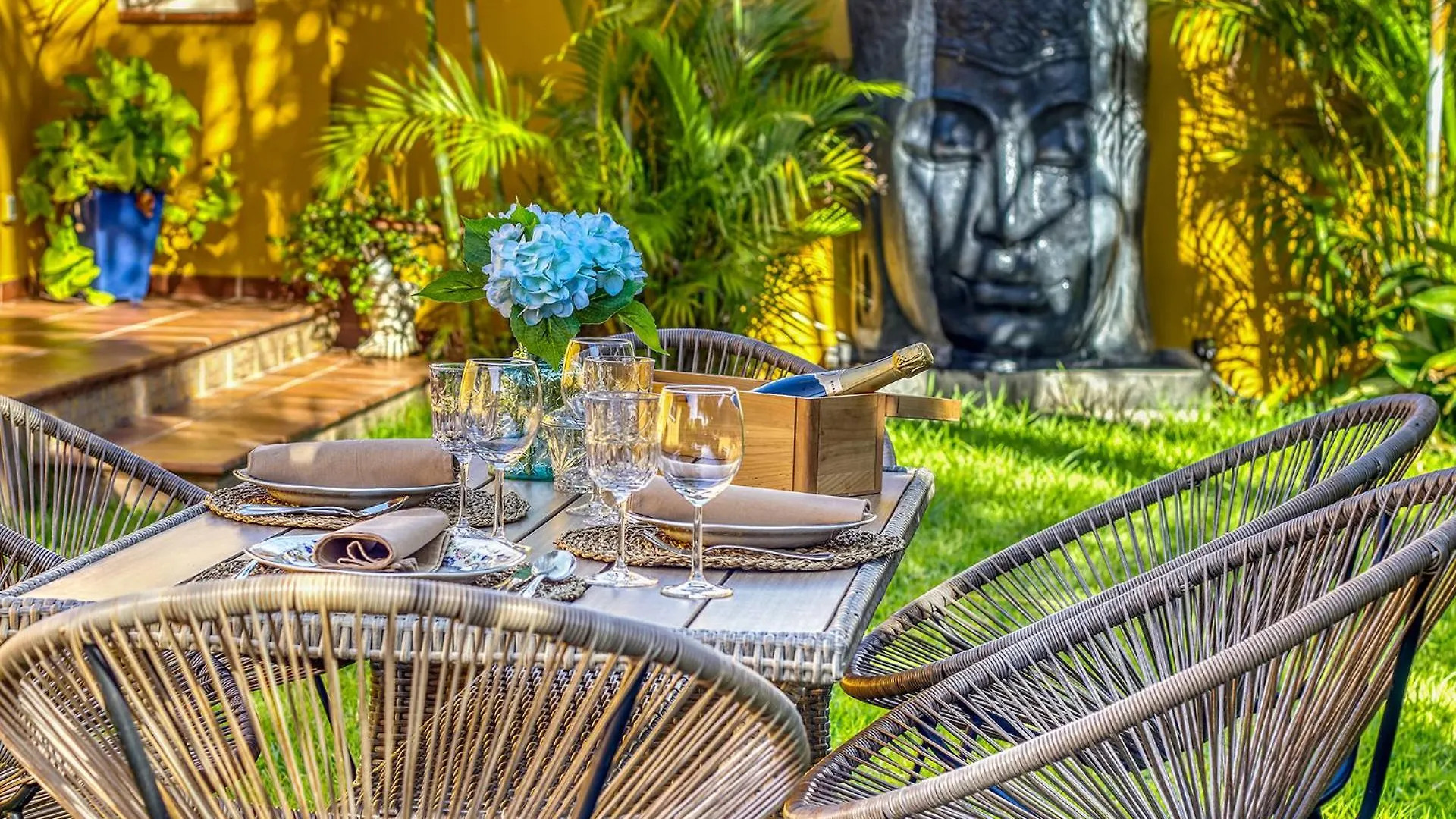 Casa Vista Teide Con Jardin, Barbacoa Y Fuente Zen Βίλα Icod De Los Vinos